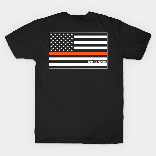 Thin Orange Line (single sided print) by Moosedog